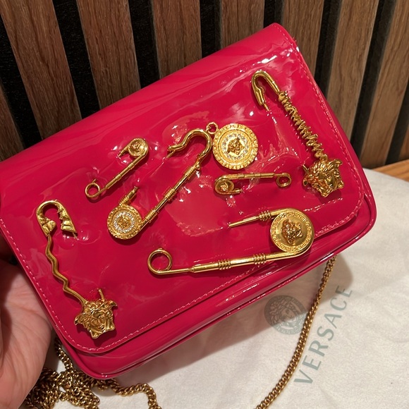 •SOLD!Versace Pin Bag - Picture 7 of 11